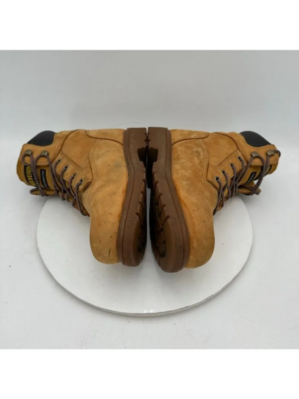 Wolverine Men Sz 9.5M W01038 Brown Cheyenne Leather Oil Slip Resistant Work Boot